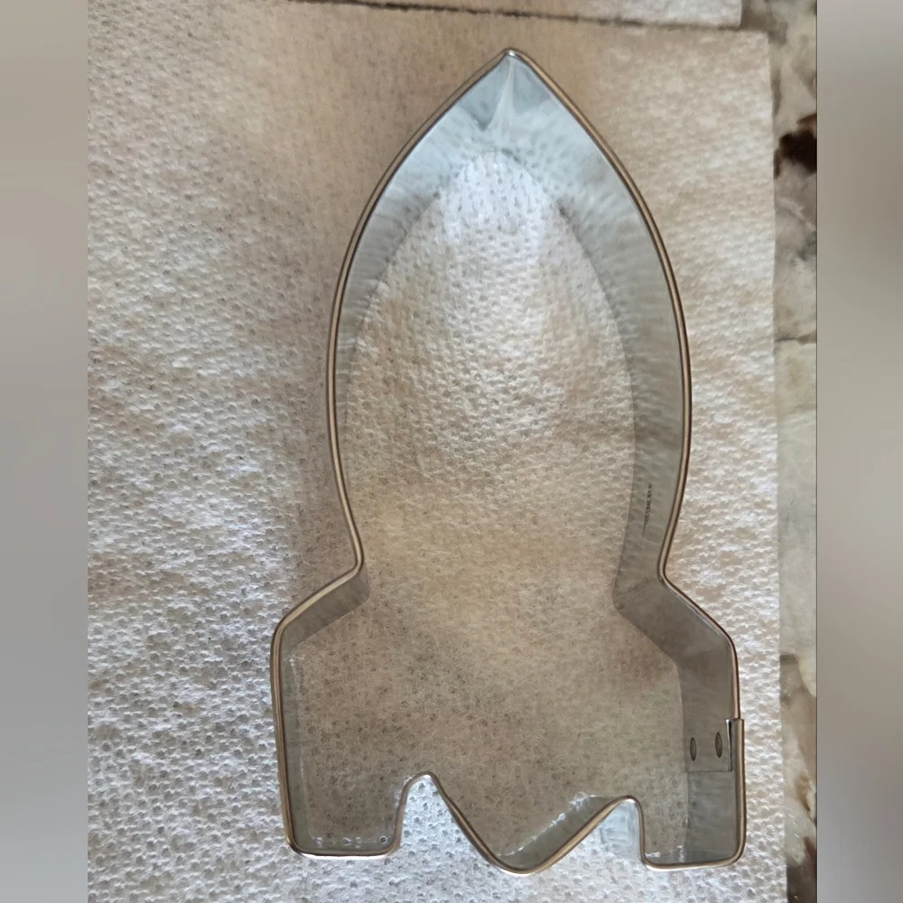 Ann Clark Cookie Cutter Set 5-Piece Man on Moon Space NASA Moon Rocket MADE USA